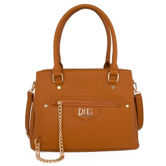 Women's shoulder bag 25119-1206-CA in Camel Colour
